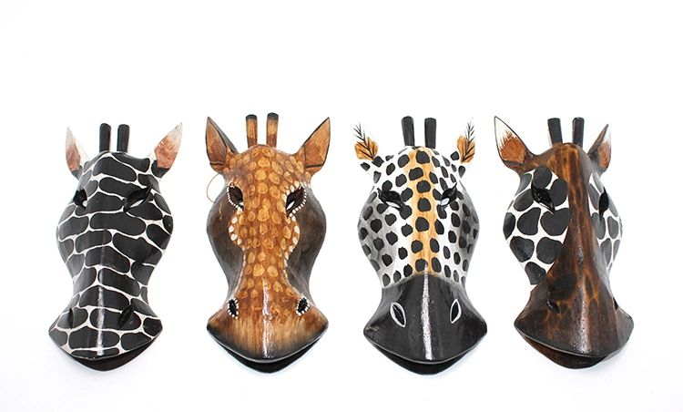 BUĞZ AHŞAP DUVARA ASMALI 20 CM ZEBRA MASKE BUĞZ AHŞAP DUVARA ASMALI 20 CM ZEBRA MASKE
