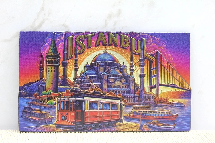 BUĞZ Ahşap İstanbul Temalı Magnet Alk4359