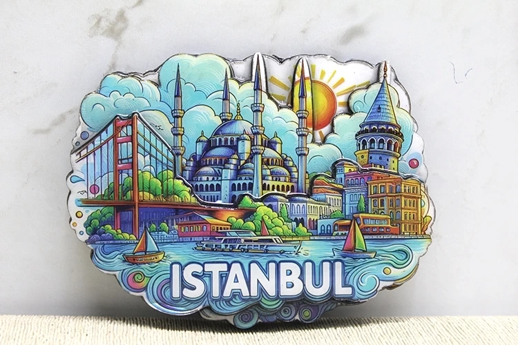 BUĞZ Ahşap İstanbul Temalı Magnet Alk4361