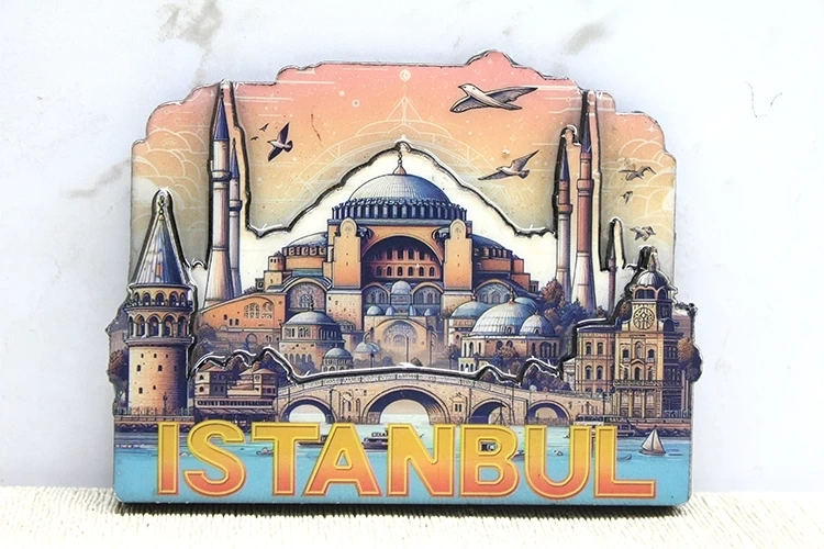 BUĞZ Ahşap İstanbul Temalı Magnet Alk4364