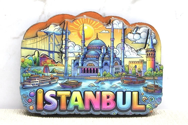 BUĞZ Ahşap İstanbul Temalı Magnet Alk4366