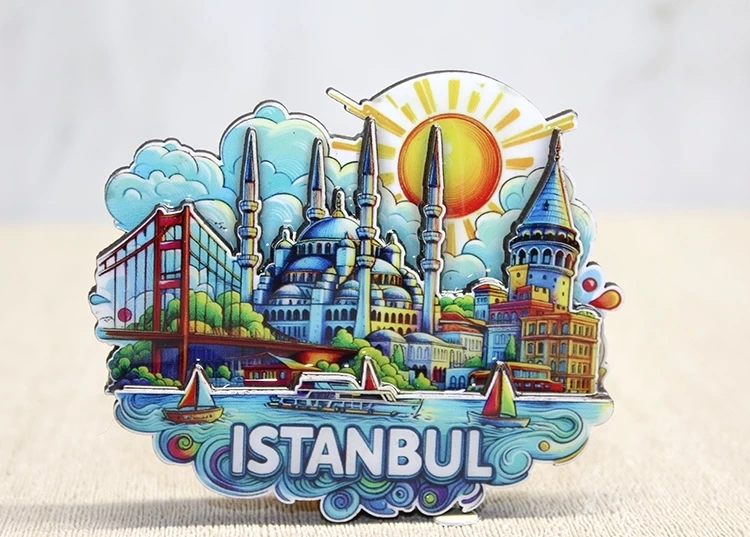 BUĞZ Ahşap İstanbul Temalı Magnet Alk4600