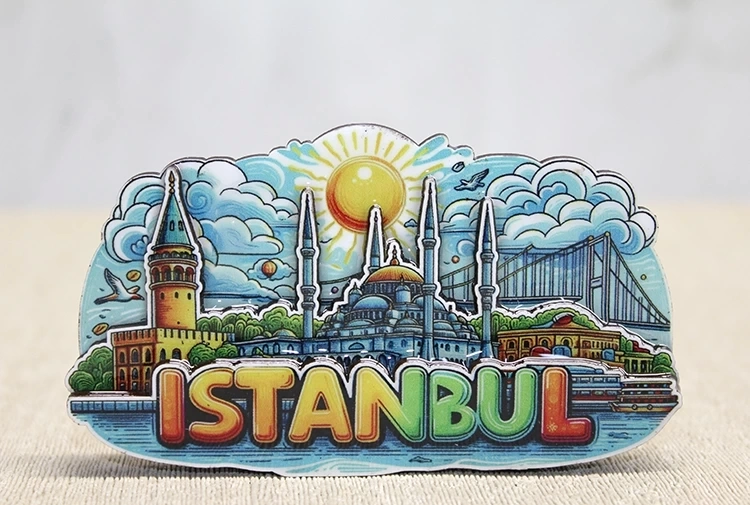 BUĞZ Ahşap İstanbul Temalı Magnet Alk4601