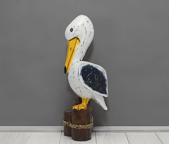 BUĞZ AHŞAP PELİKAN 50 CM