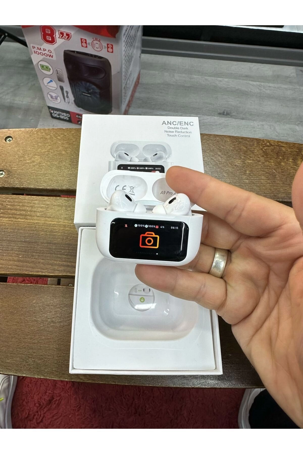 BUĞZ AirPods Pro2 ANC DOKUNMATİK EKRANLI Bluetooth Kulaklık Askı Asma BUĞZ AirPods Pro2 ANC DOKUNMATİK EKRANLI Bluetooth Kulaklık Askı Asma