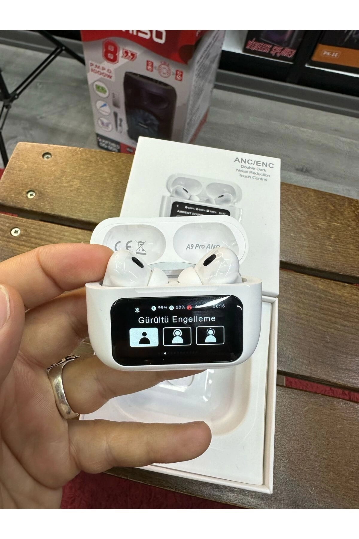 BUĞZ AirPods Pro2 ANC DOKUNMATİK EKRANLI Bluetooth Kulaklık Askı Asma BUĞZ AirPods Pro2 ANC DOKUNMATİK EKRANLI Bluetooth Kulaklık Askı Asma