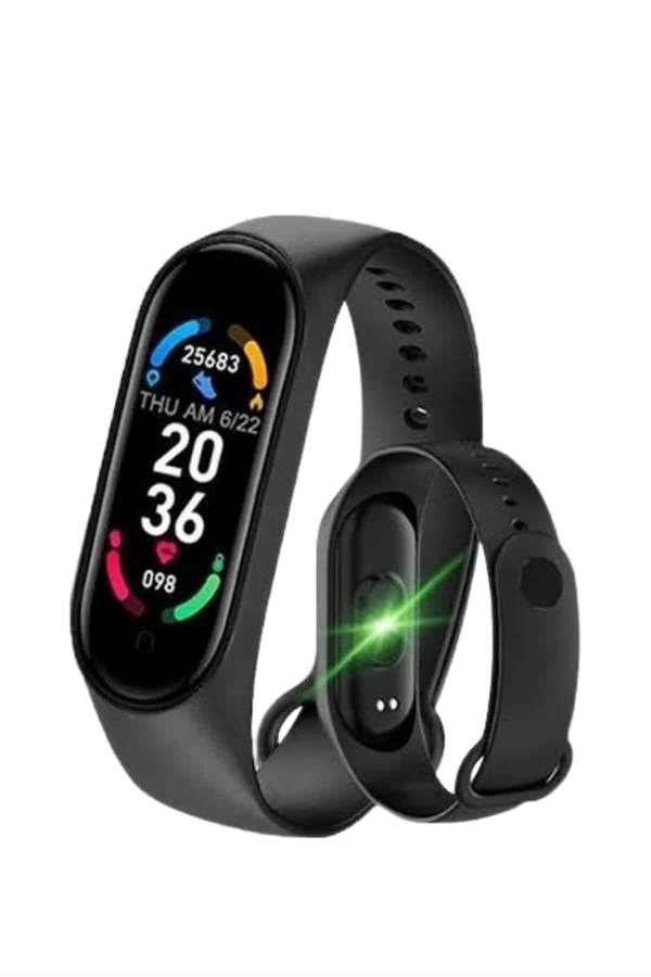 BUĞZ Akıllı Bileklik Android ve İOS Uyumlu Bildirim ve Çağrı Görme Spor Takibi