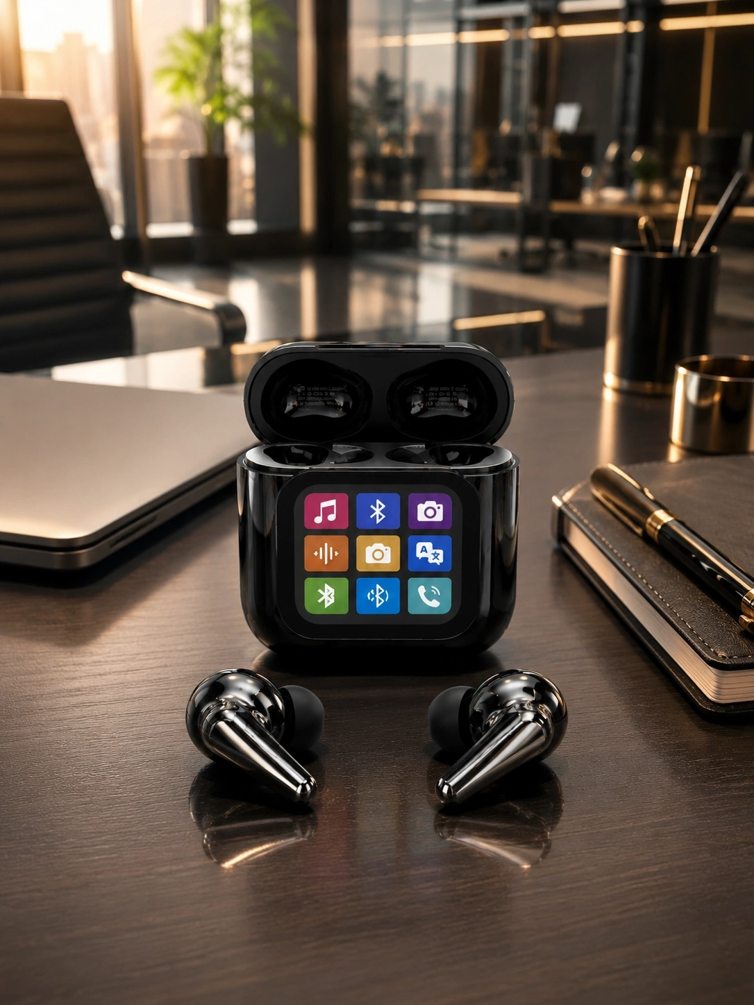 BUĞZ Akıllı Dokunmatik Kontrol AI Özellikli Bluetooth Kulaklık