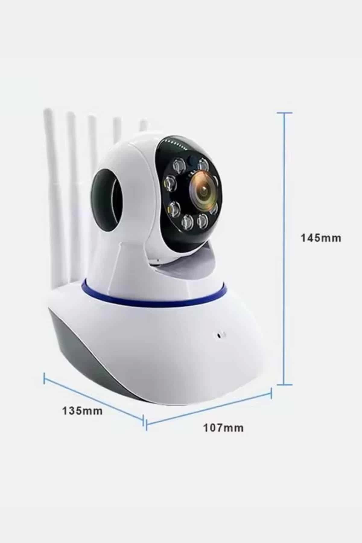 BUĞZ Akıllı Gece Görüşlü Sensörlü Wifi Kamera Telefondan Takip Edilebilir