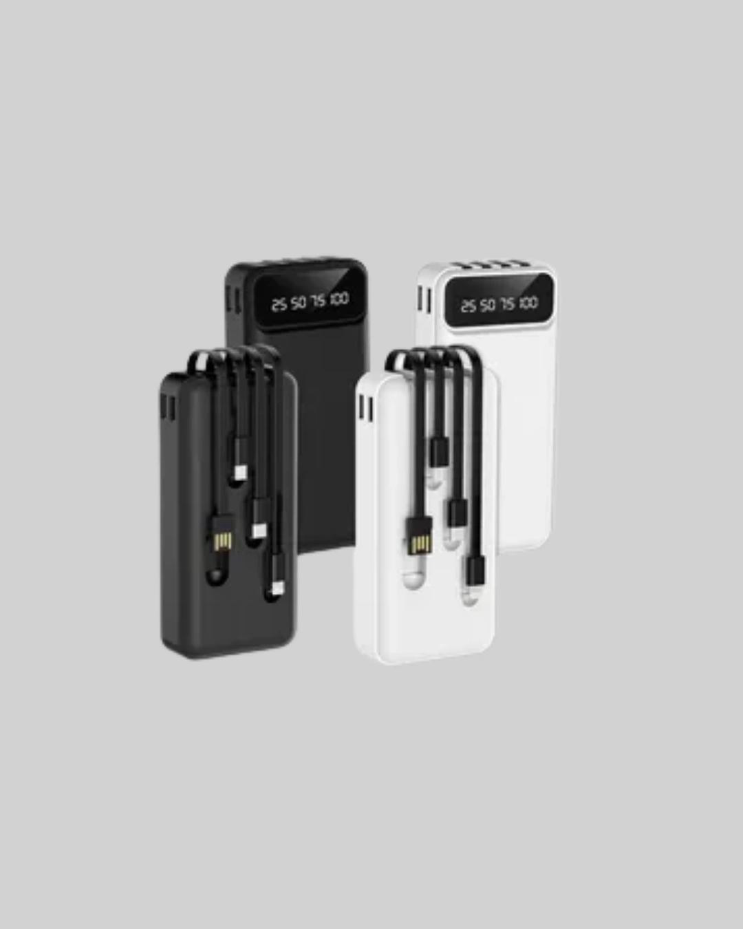 BUĞZ Akıllı LCD Ekranlı 20.000mAh Powerbank PD + USB + Type-C