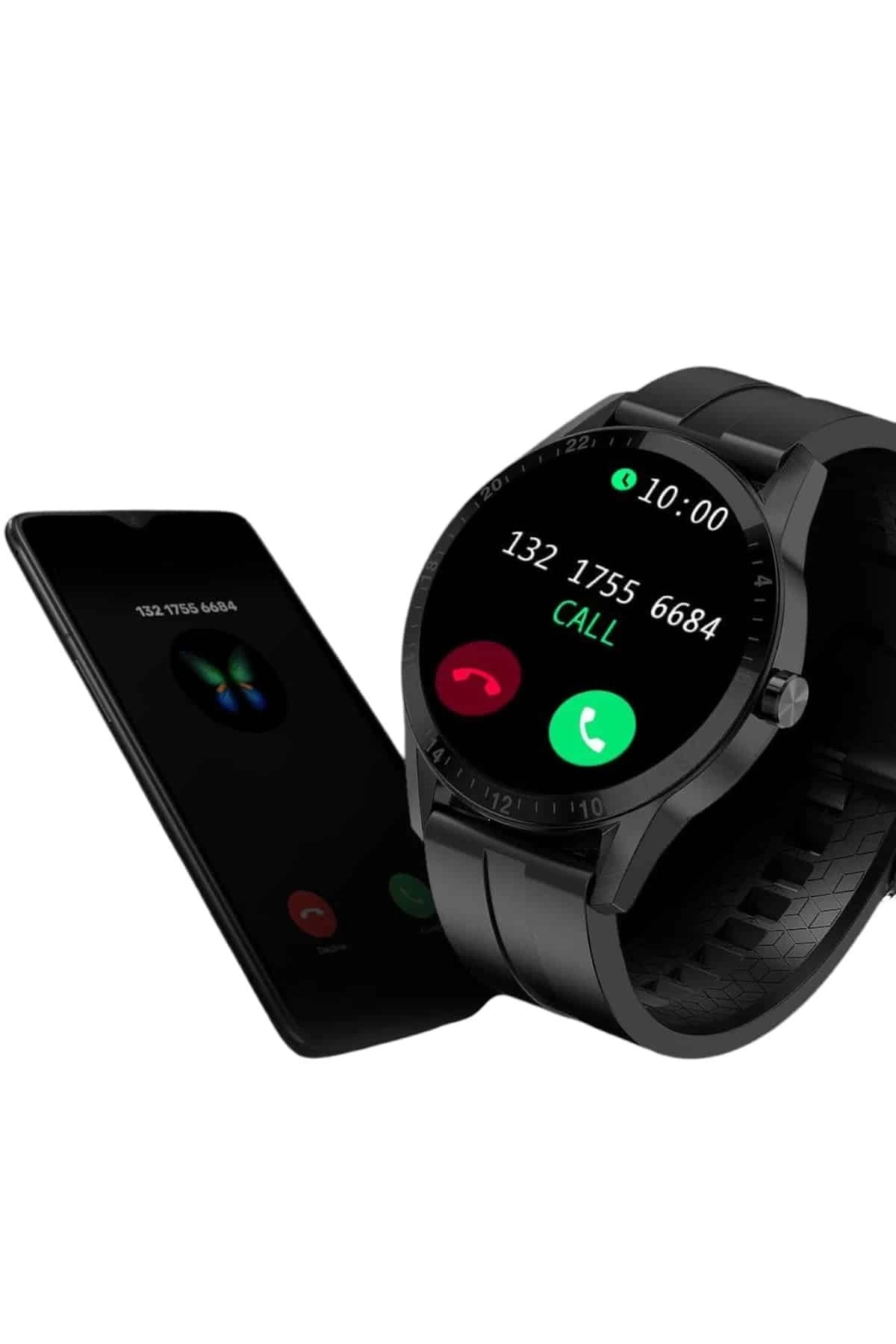 BUĞZ Akıllı Saat Amoled Ekran 3 Kordonlu NFC Ve GPS Uyumlu