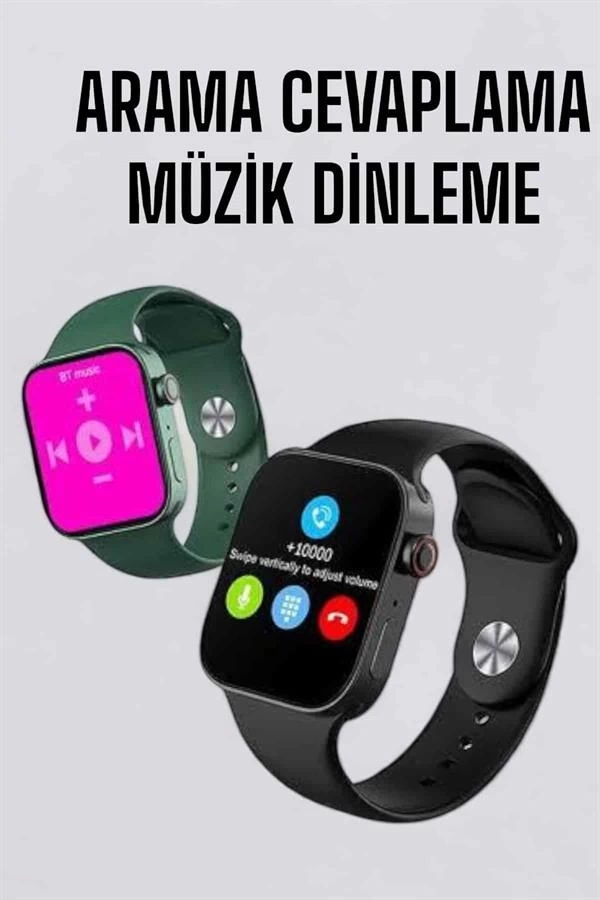 BUĞZ Akıllı Saat Amoled Ekran GPS ve Uyku Takibi Bluetooth Bağlantılı
