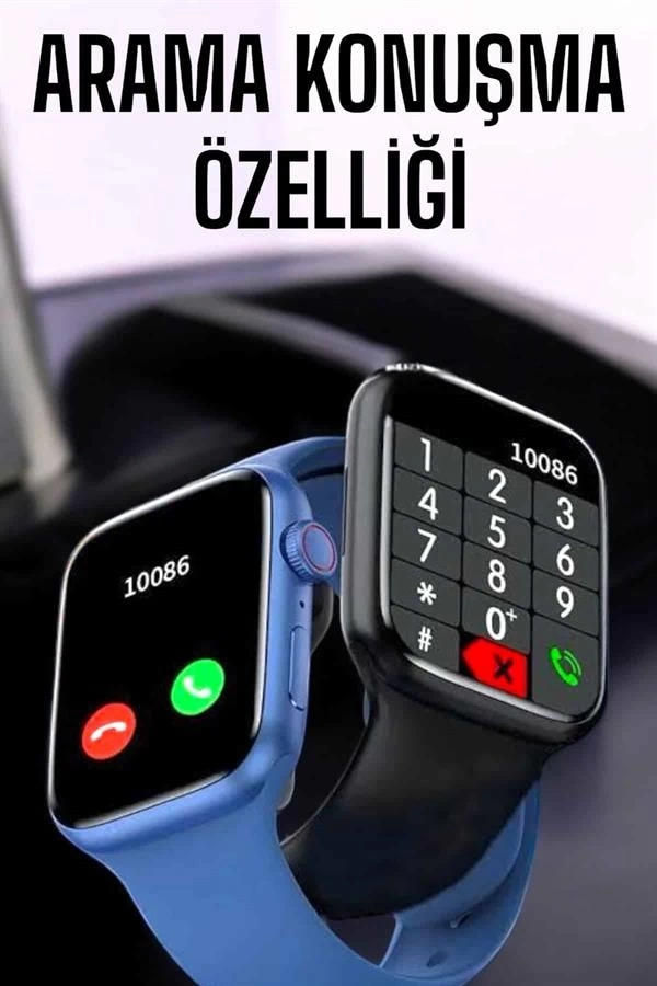 BUĞZ Akıllı Saat Amoled Ekran Yeni Nesil Bluetooth Bağlantılı