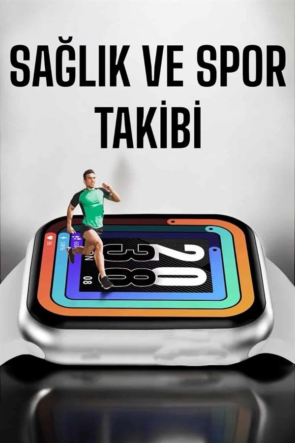 BUĞZ Akıllı Saat Amoled Ekran Yeni Nesil Bluetooth Bağlantılı