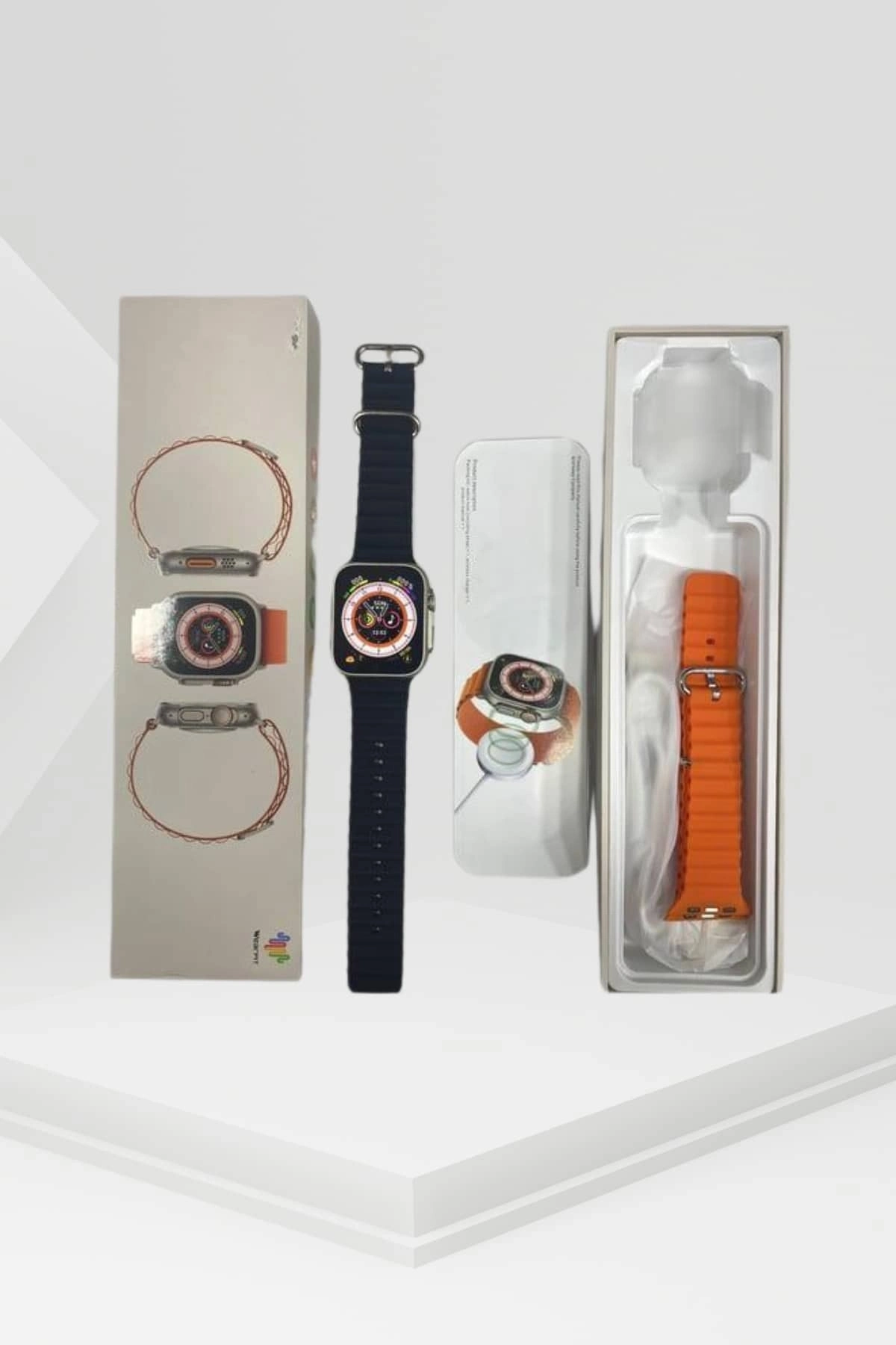 BUĞZ Akıllı Saat Android ve İOS Uyumlu 49 MM NFC Özelliği GPS Takibi