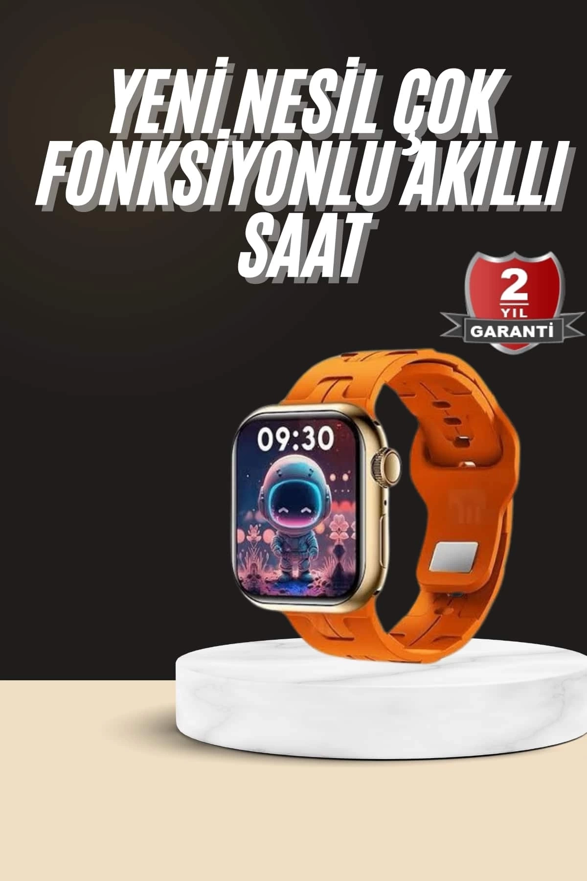 BUĞZ Akıllı Saat Android ve İOS Uyumlu Plastik Kordon Yeni Nesil