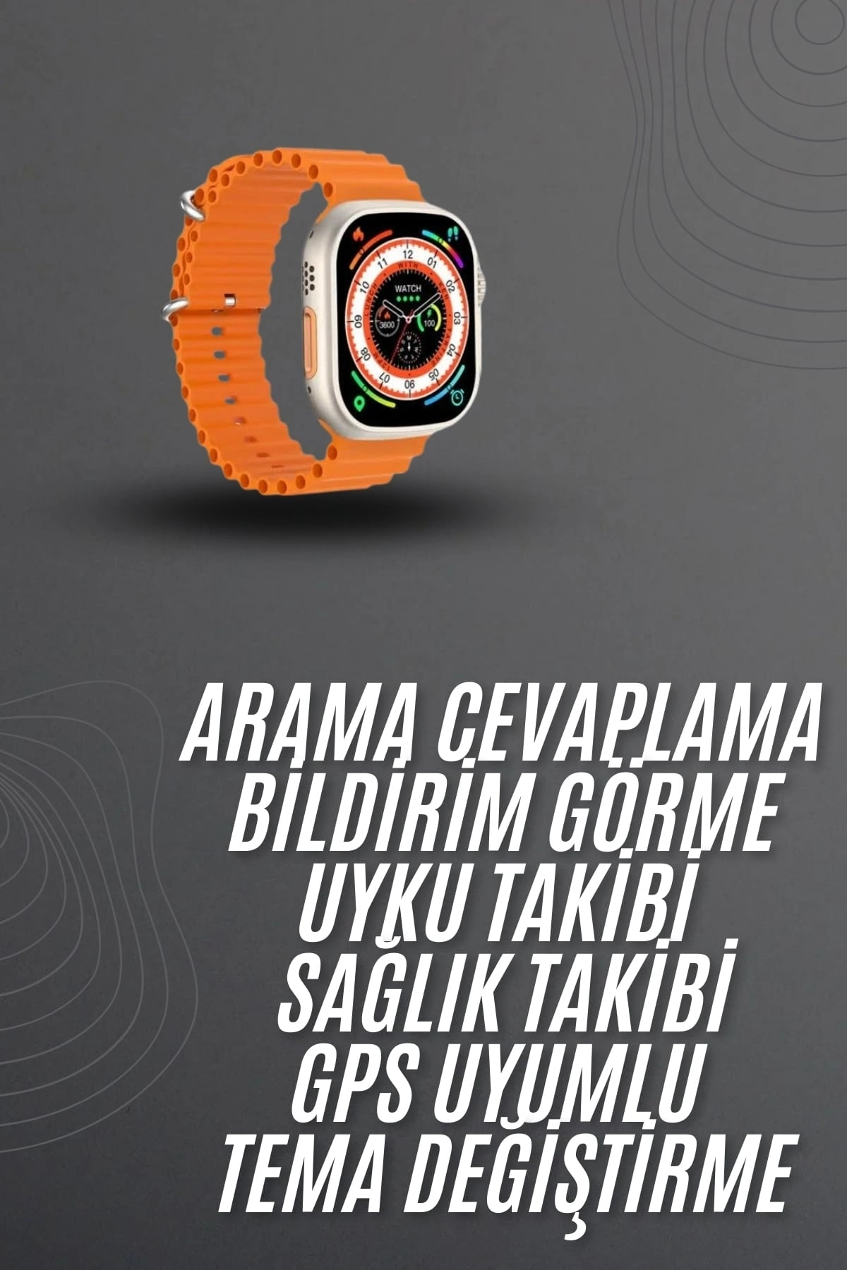 BUĞZ Akıllı Saat Arama Cevaplayan Bildirim Görme Yeni Nesil Bluetooth Bağlantılı