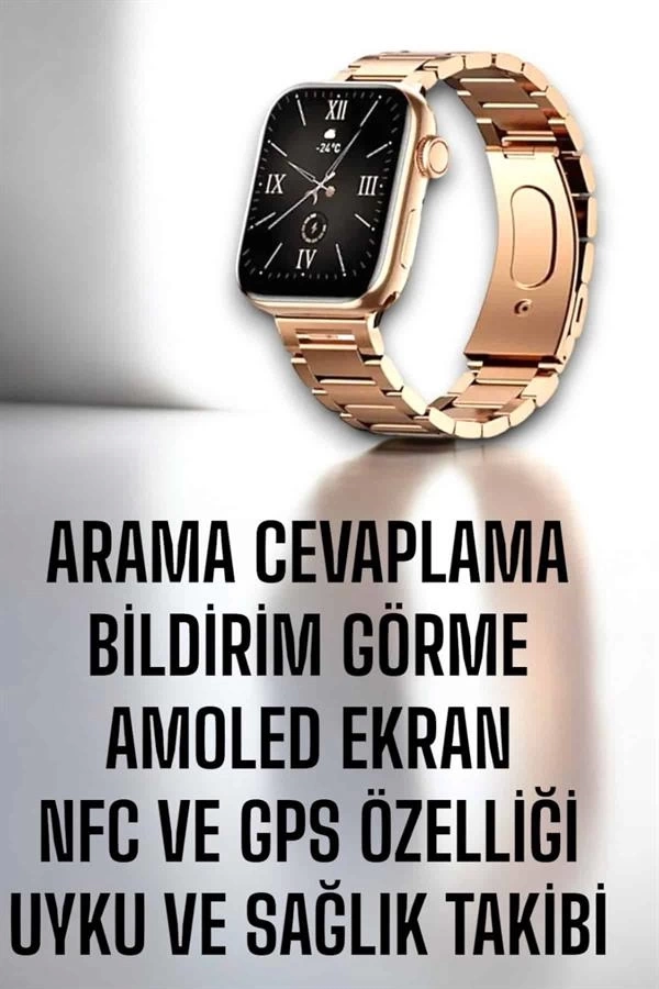 BUĞZ Akıllı Saat Bileklik Hediyeli Uzun Pil Ömrü GPS Takibi