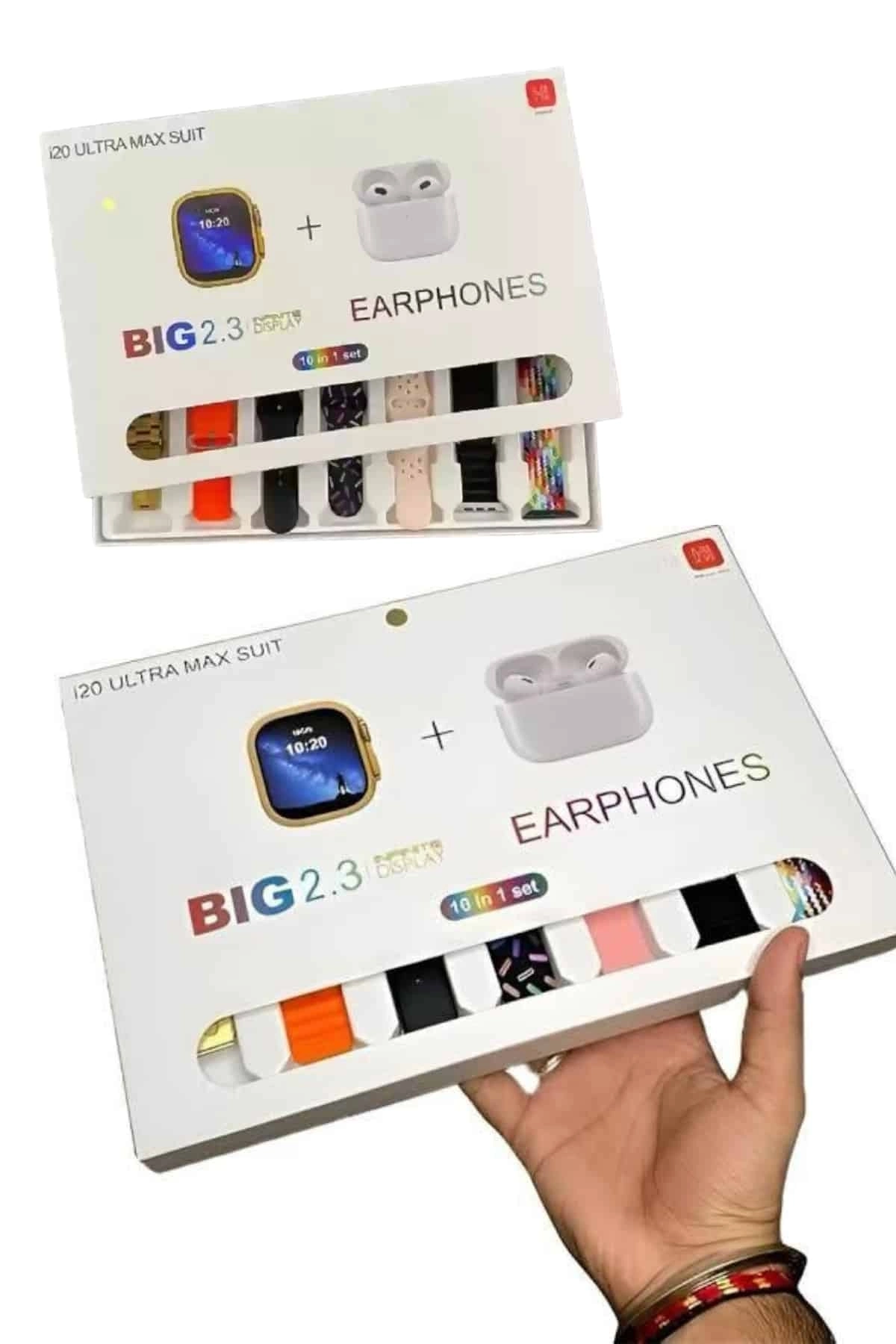 BUĞZ Akıllı Saat Bluetooth Kulaklık Hediyeli Bildirim Görme Sesli Görüşme Çoklu Kordon