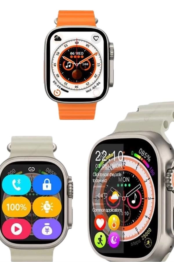 BUĞZ Akıllı Saat GPS Özelliği Bildirim Görme Adımsayar Sesli Görüşme Yapabilen