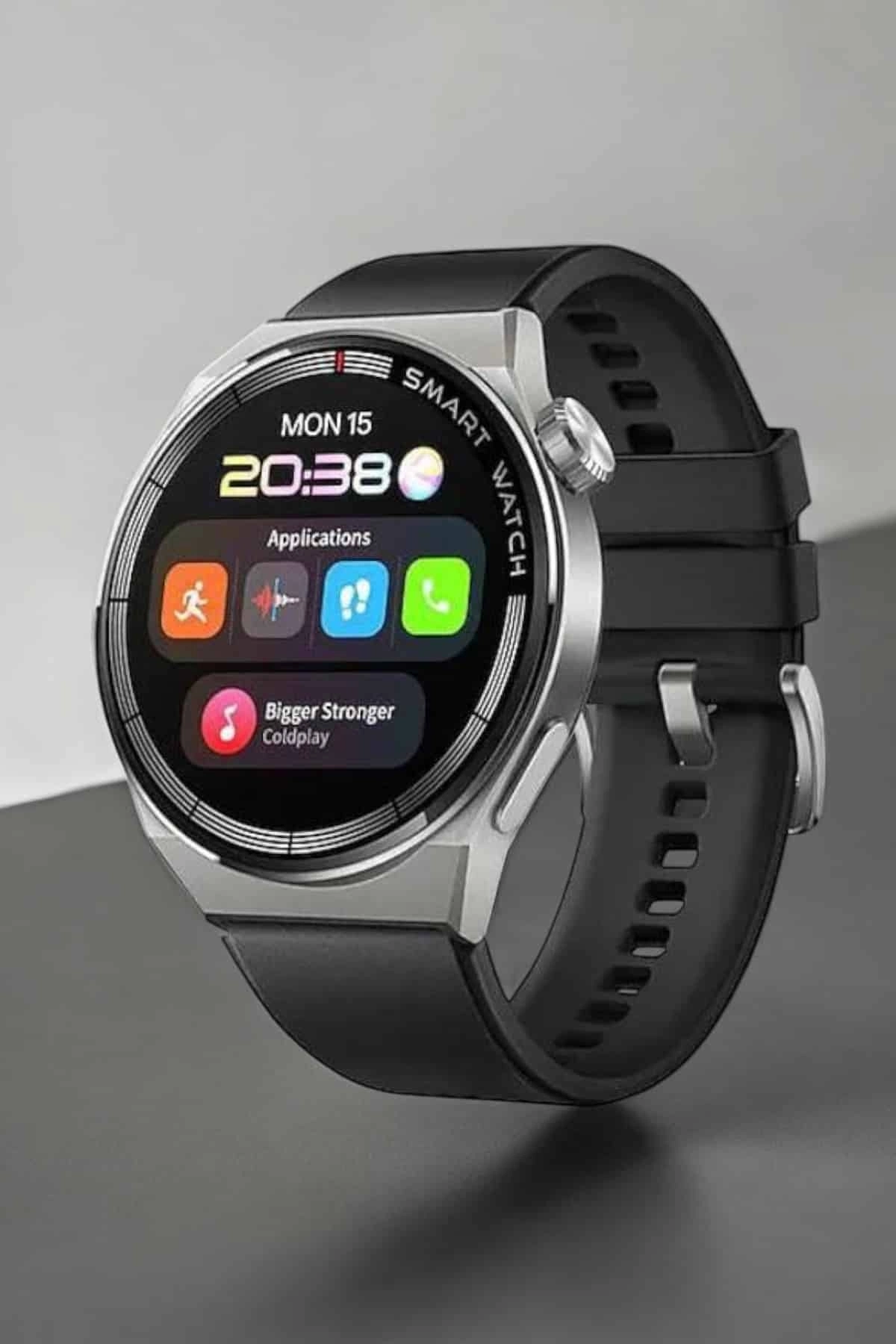 BUĞZ Akıllı Saat GPS VE NFC Özelliği Sesli Görüşme Dokunmstik Ekran