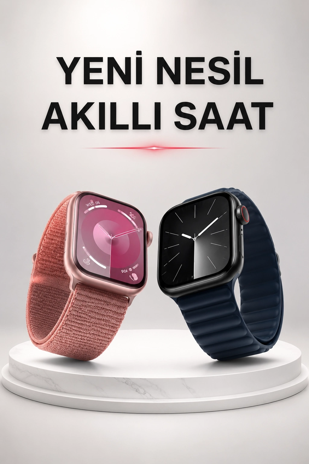 BUĞZ Akıllı Saat İos Andorid Destekli Arama Özeliği Sensörlü Bluetooth Bağlantılı