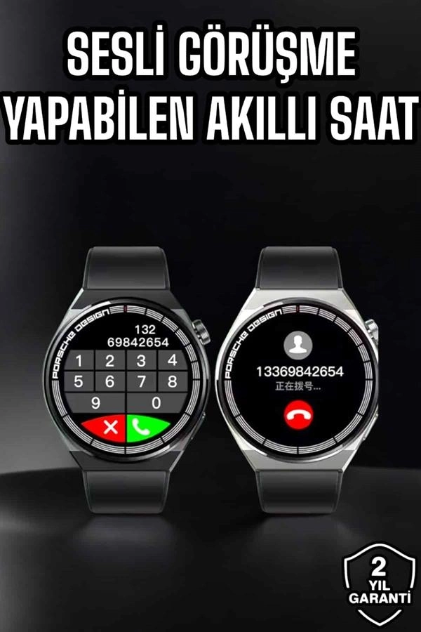 BUĞZ Akıllı Saat Nabız Sensörlü Bildirim Görebilen Spor Modları GPS Takibi
