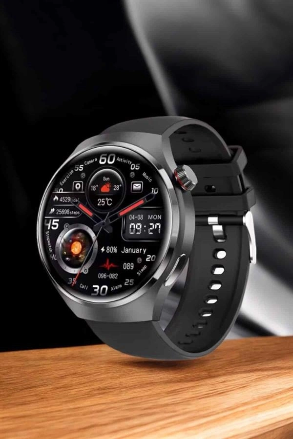 BUĞZ Akıllı Saat Nabız Sensörlü Bildirim Görebilen Spor Modları GPS Takibi