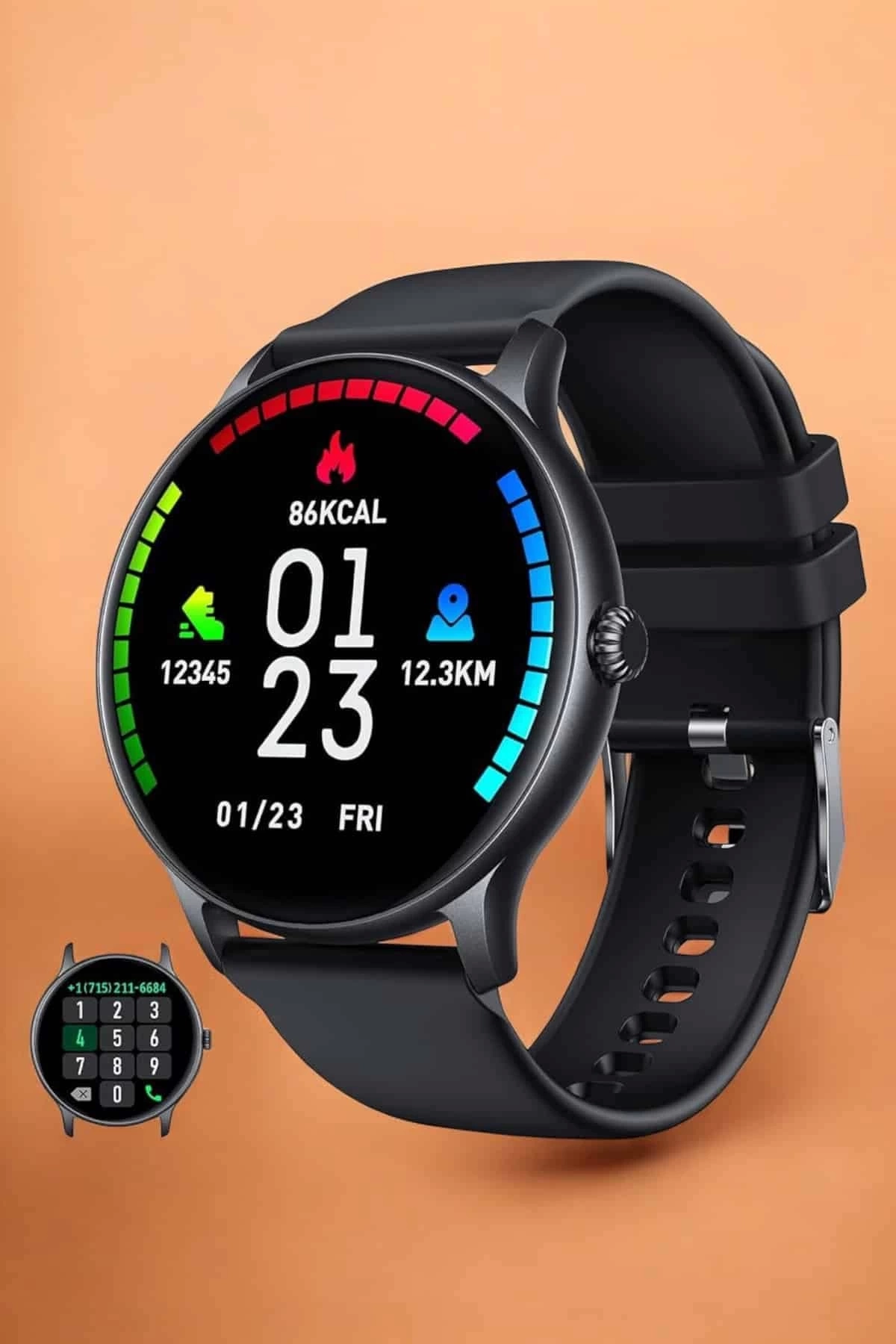 BUĞZ Akıllı Saat Sesli Görüşme Bluetooth Bağlantılı 3 Kordonlu