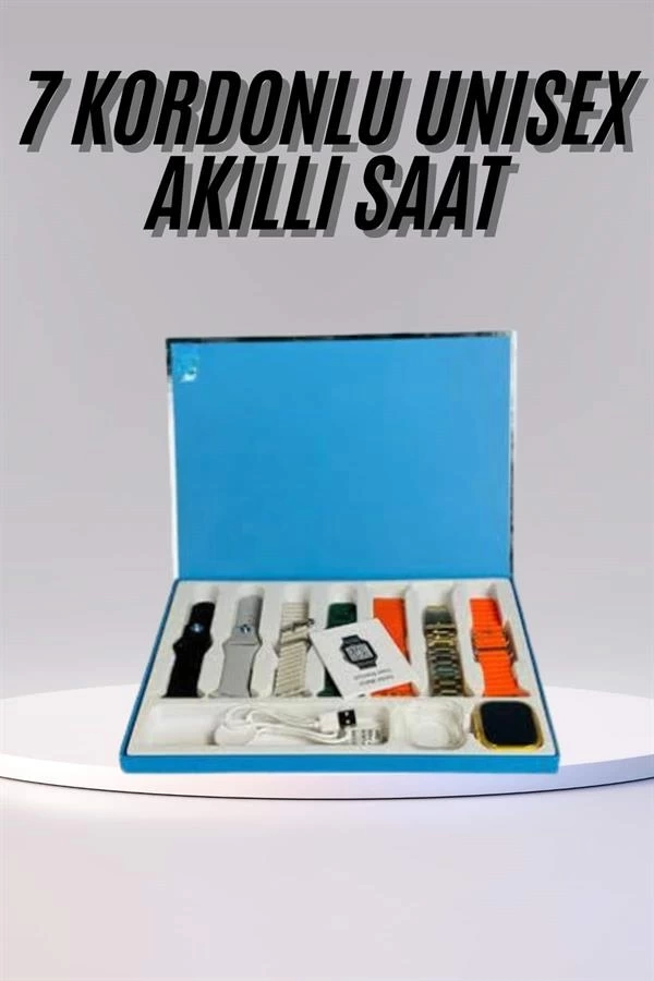 BUĞZ Akıllı Saat Unisex Akıllı Saat Çoklu Kordon Seçeneği Çelik Kordon Plastik Kordon