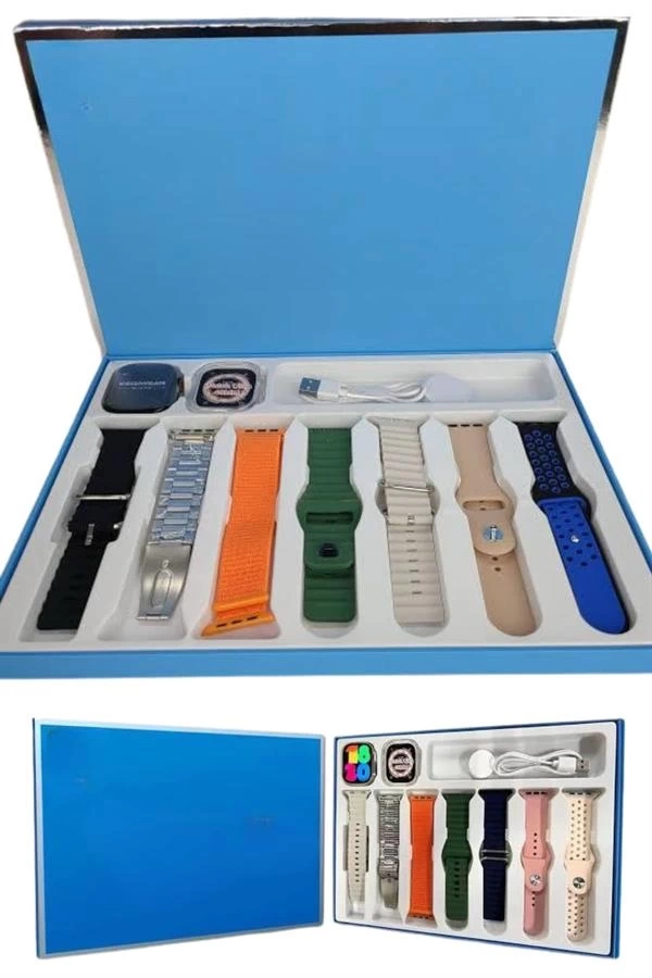 BUĞZ Akıllı Saat Unisex Akıllı Saat Çoklu Kordon Seçeneği Çelik Kordon Plastik Kordon
