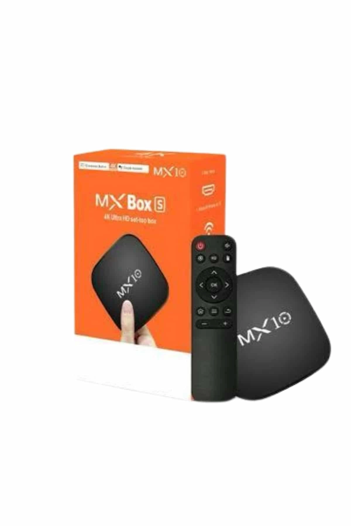 BUĞZ Akıllı TV kutusu Mx Box Android 7.1 TV kutusu 2.4G Wifi