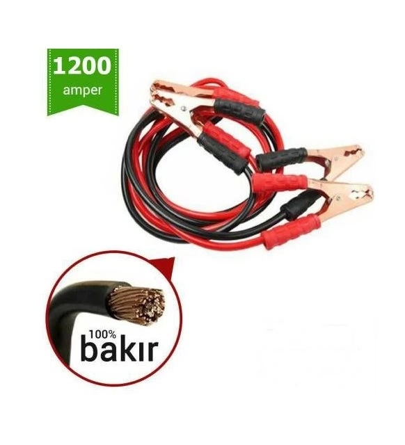 BUĞZ Akü Takviye Kablosu 1200 Amper (taşıma Çantalı)