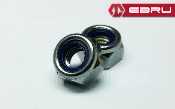 BUĞZ Altıköşe Fiberli Somun M8 - 10 Adet