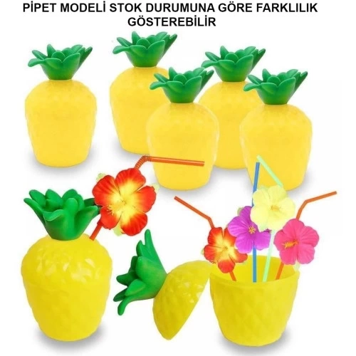 BUĞZ Ananas Pipetli Bardak