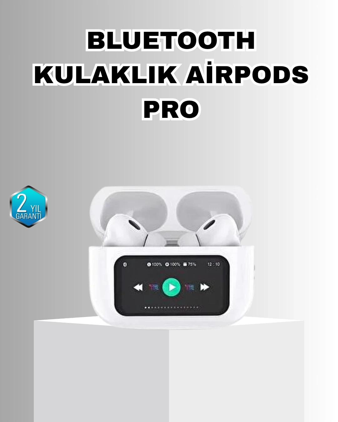 BUĞZ ANC Bluetooth Kulaklık – Dokunmatik, Powerbank Kutulu, Akıllı Sensörlü
