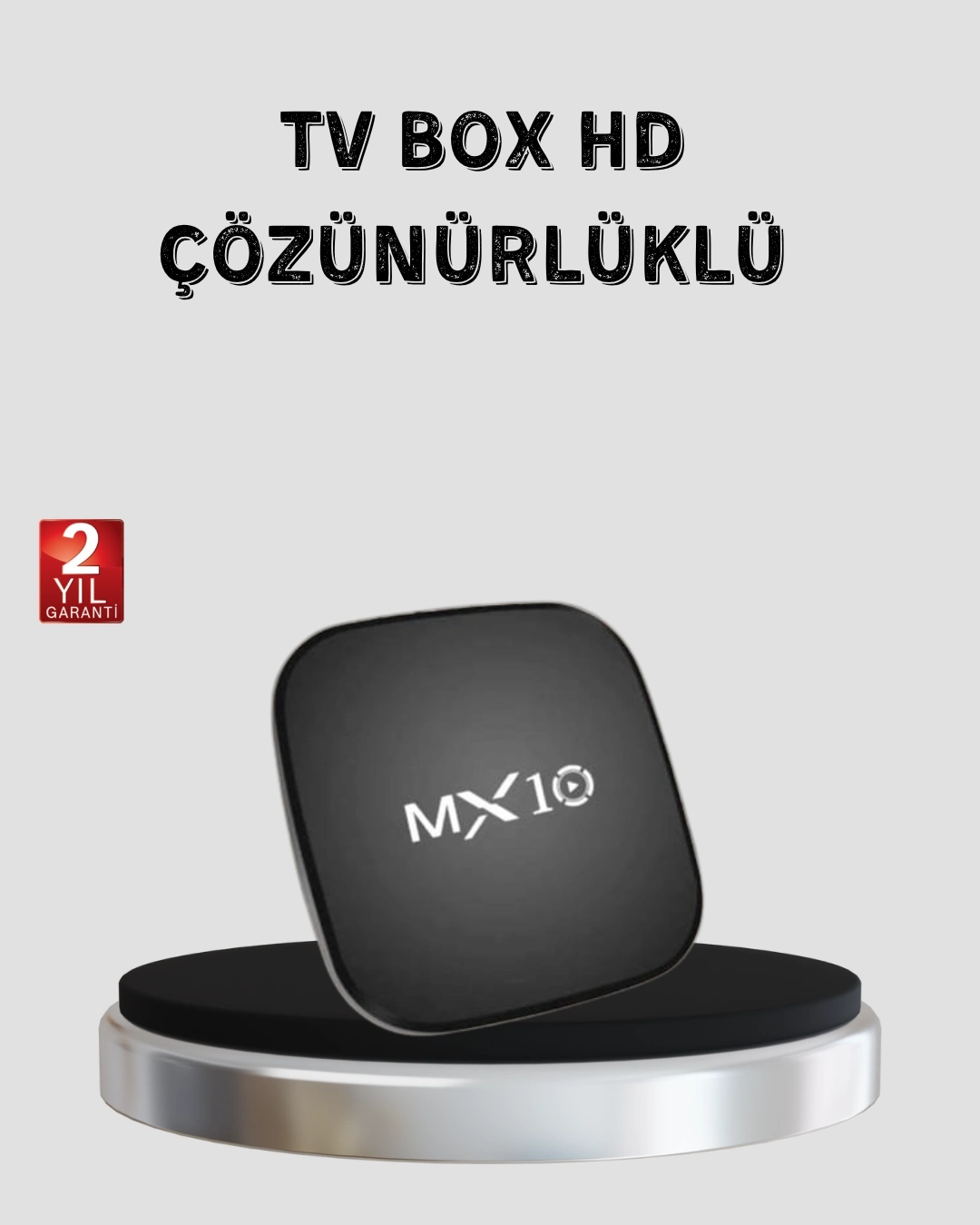 BUĞZ Android 4K TV Box – Wi-Fi, Bluetooth, Dolby Ses, 60 FPS Ultra HD
