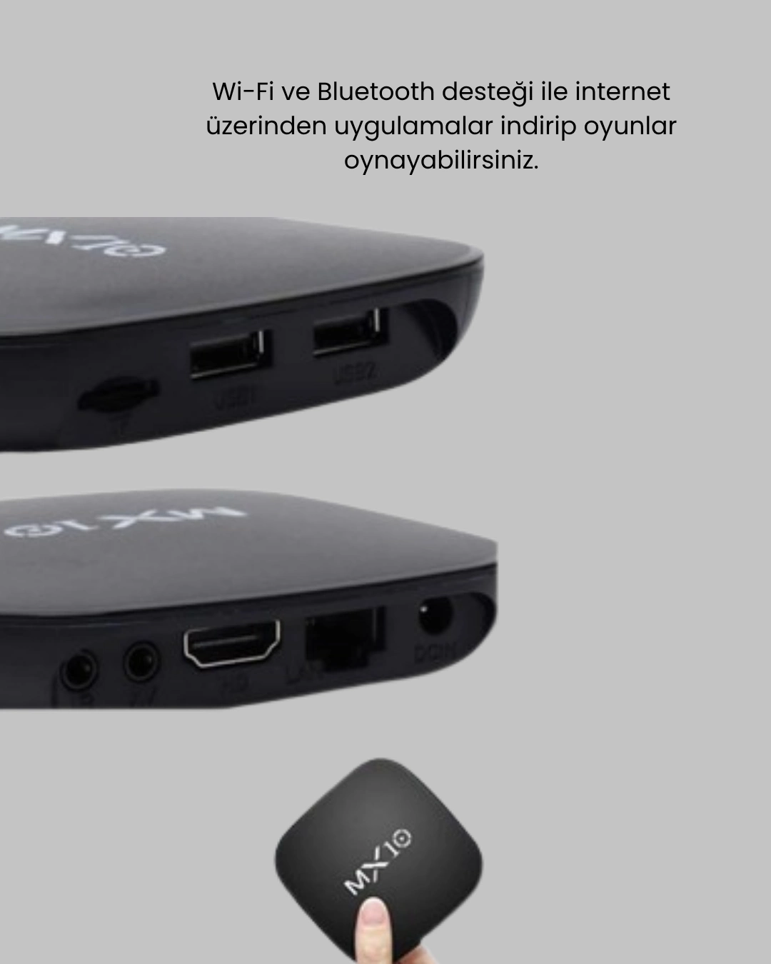 BUĞZ Android 4K TV Box – Wi-Fi, Bluetooth, Dolby Ses, 60 FPS Ultra HD