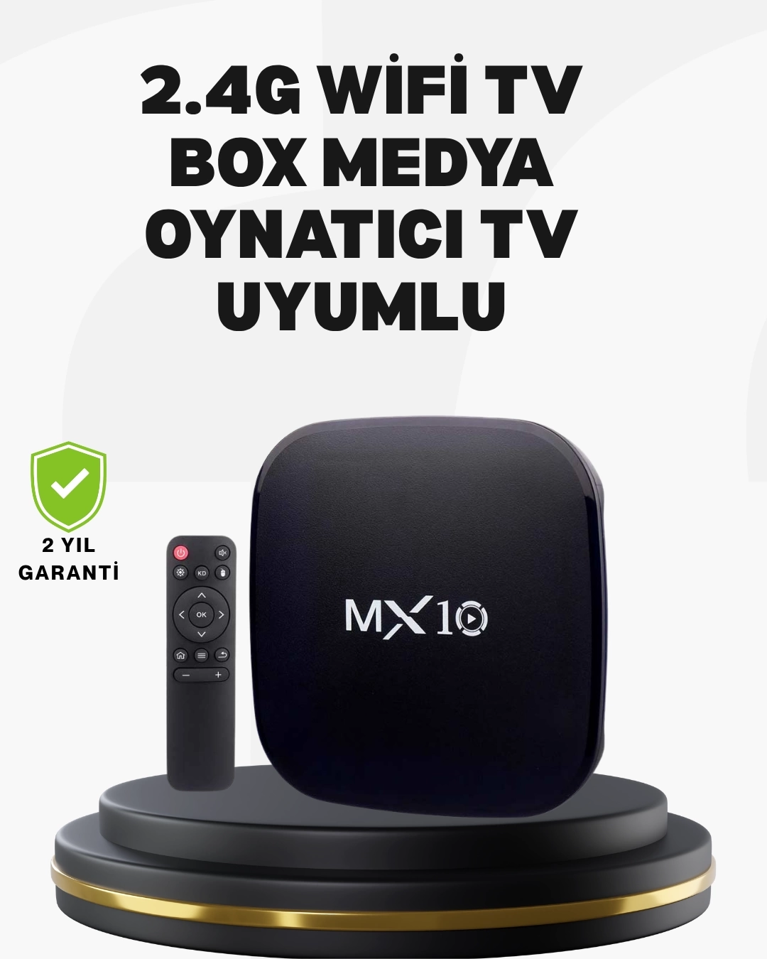 BUĞZ Android Tabanlı Akıllı Medya Oynatıcı – 4 Çekirdekli İşlemci, Ekran Yansıtmalı