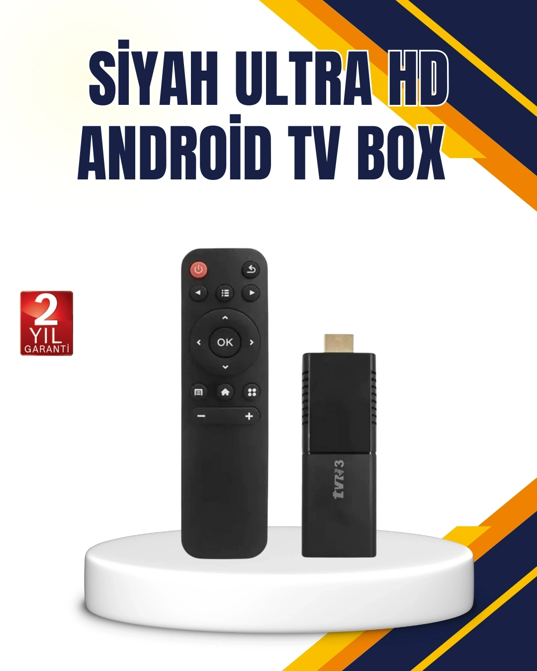 BUĞZ Android TV Stick 4K Ultra HD Görüntü Destekli