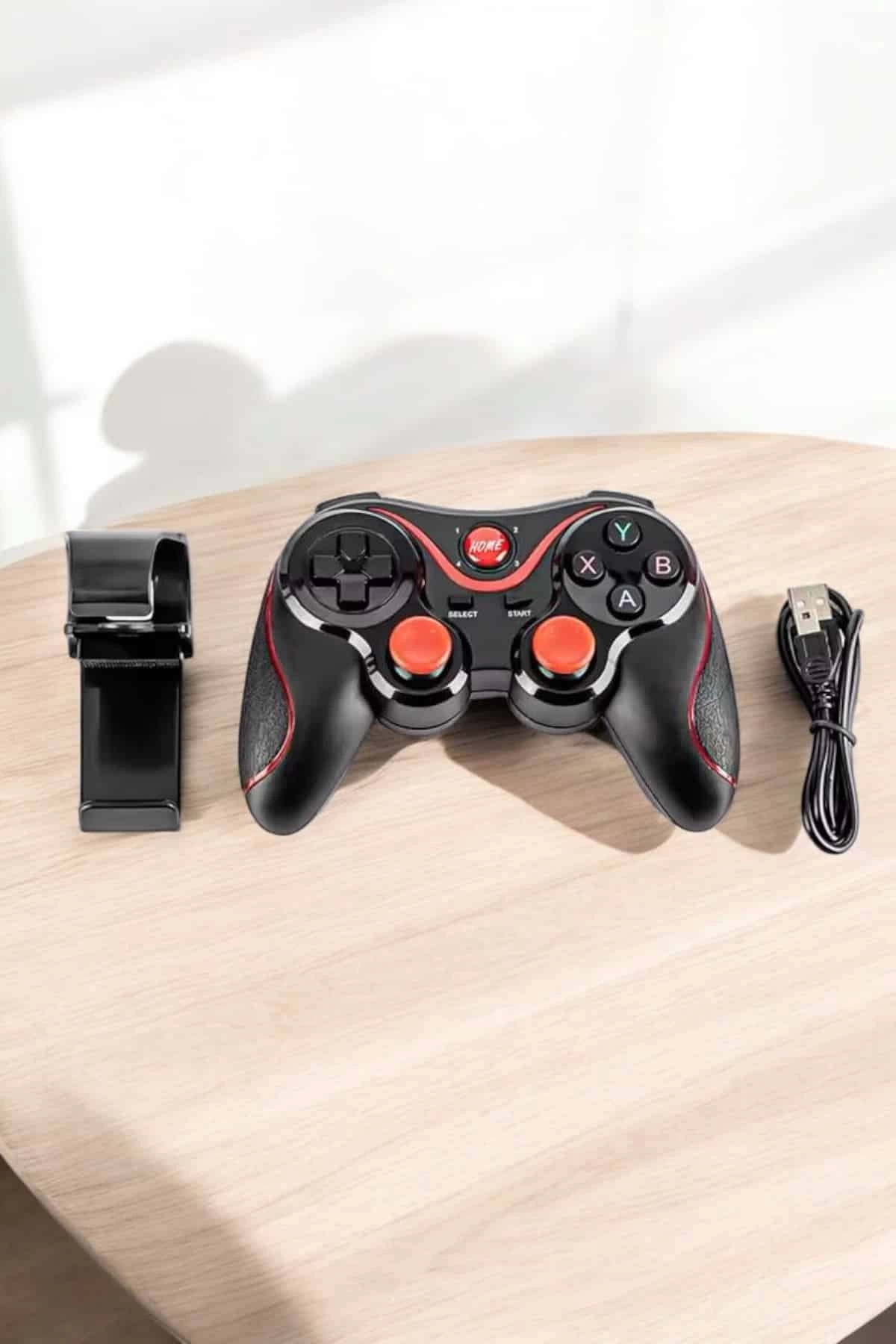 BUĞZ Android Uyumlu Gamepad X3 Game Stick Oyun Kolu Bluetooth Bağlantılı