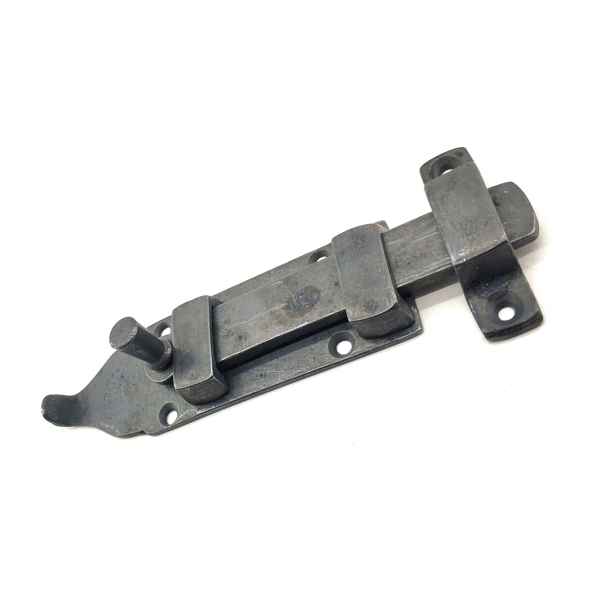 BUĞZ Antika Tarz Dekoratif Pirinç Yassı Kapı Sürgüsü - 35x145 Mm, Oksit