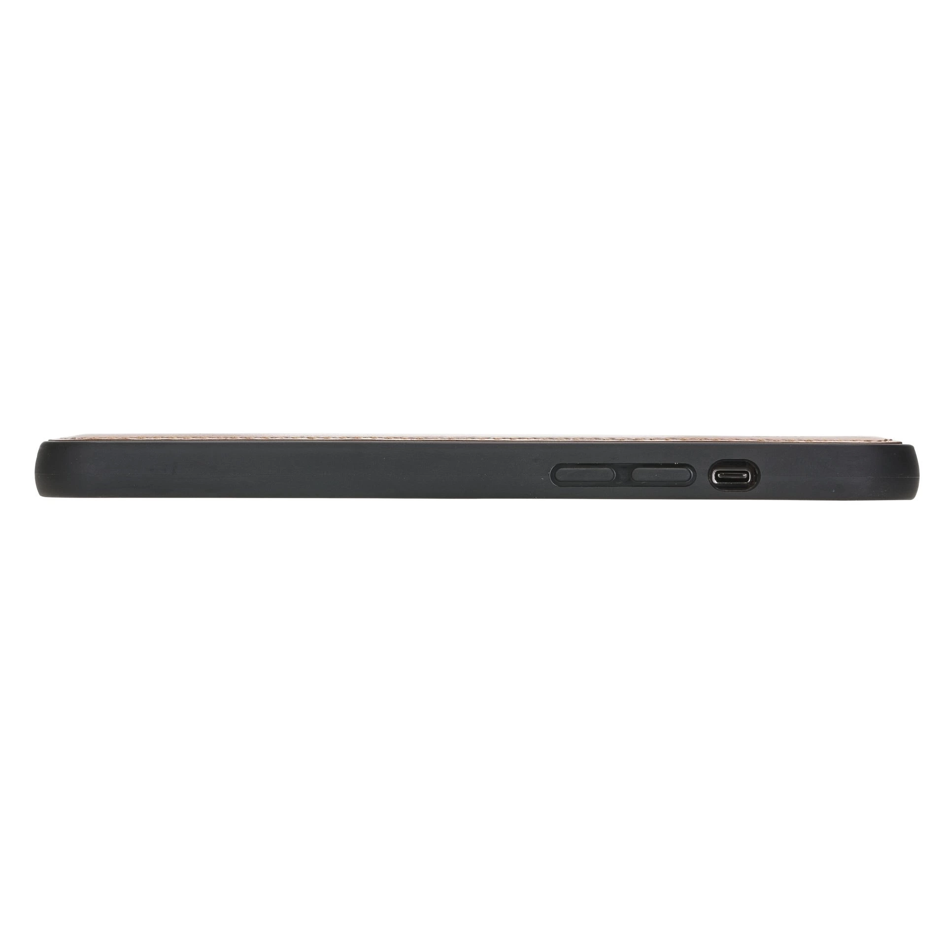 BUĞZ Apple iPhone 12 Pro Max Uyumlu Deri Arka Kapak RST2EF Taba