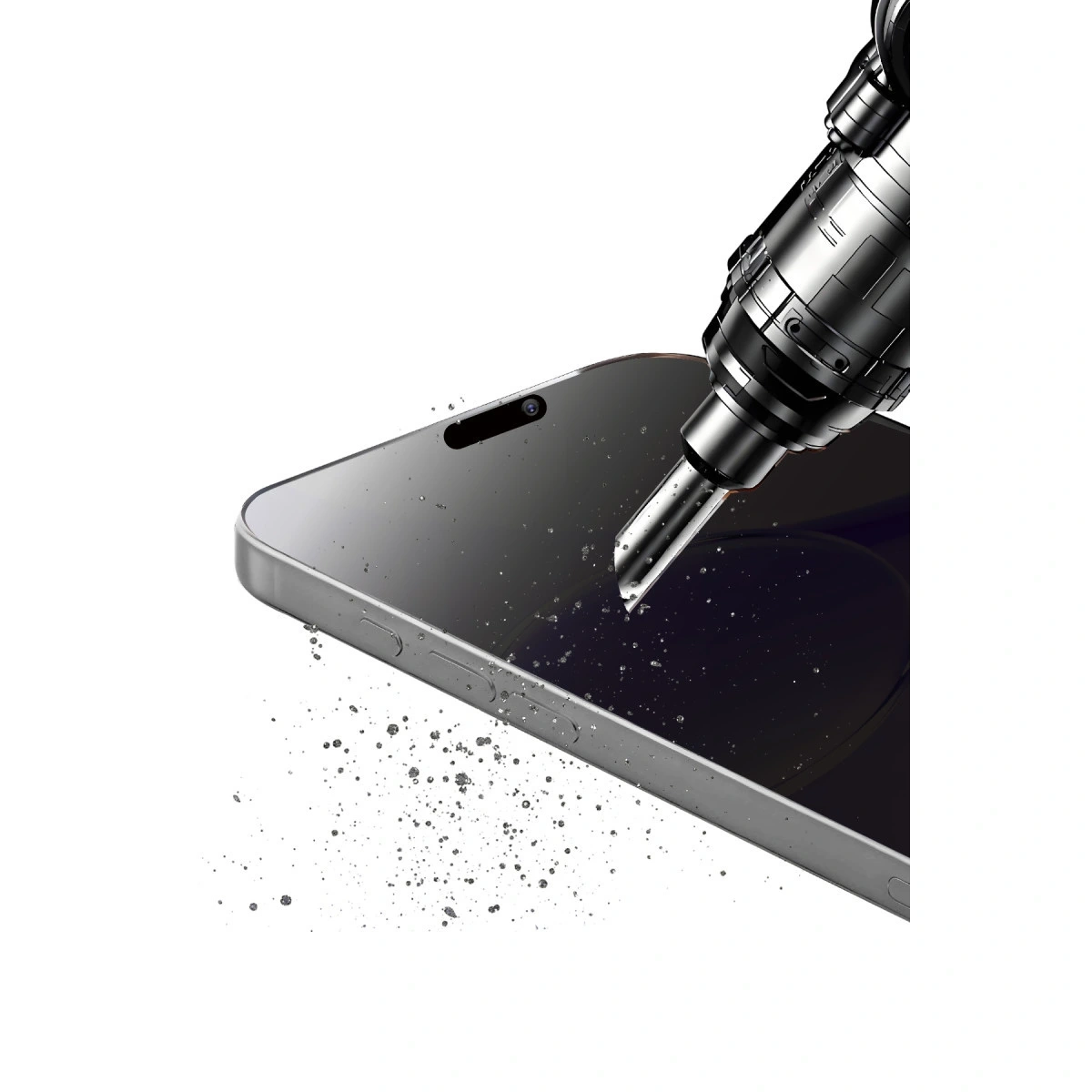 BUĞZ İphone 14 Pro Max Bilvis 5in1 5d Magic Hayalet Cam Ekran Koruyucu - Siyah BUĞZ İphone 14 Pro Max Bilvis 5in1 5d Magic Hayalet Cam Ekran Koruyucu - Siyah