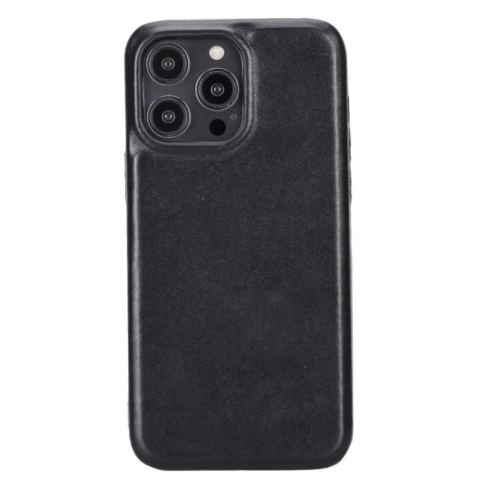 BUĞZ Apple iPhone 14 Pro Max Uyumlu Deri Arka Kapak ROCK RST1