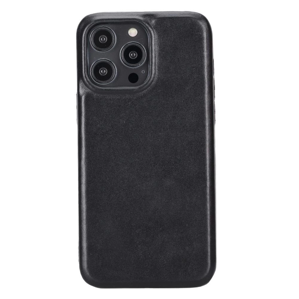 BUĞZ Apple iPhone 14 Pro Max Uyumlu Deri Arka Kapak ROCK RST1
