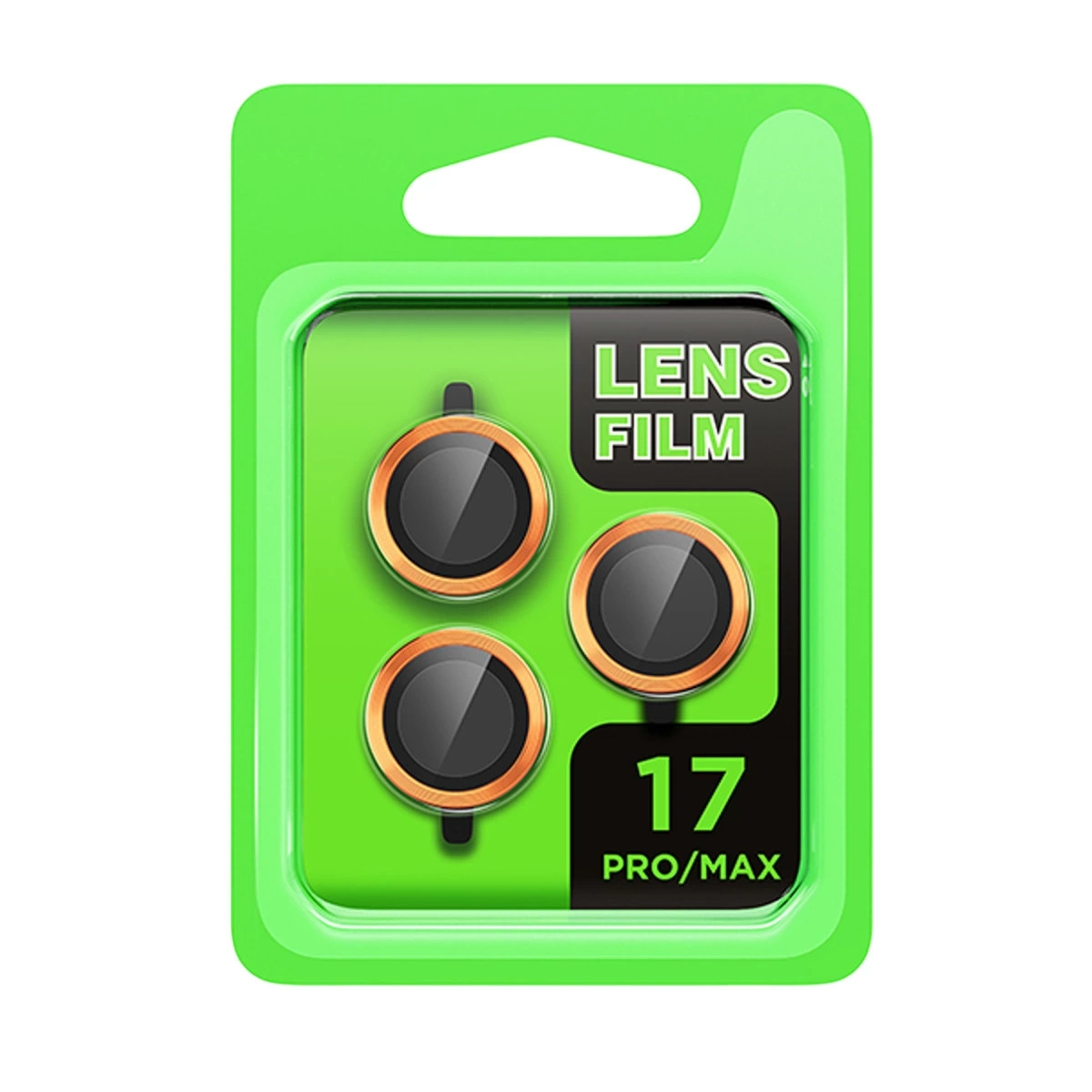 BUĞZ İphone 17 Pro Raze Metal Kamera Lens - Turuncu