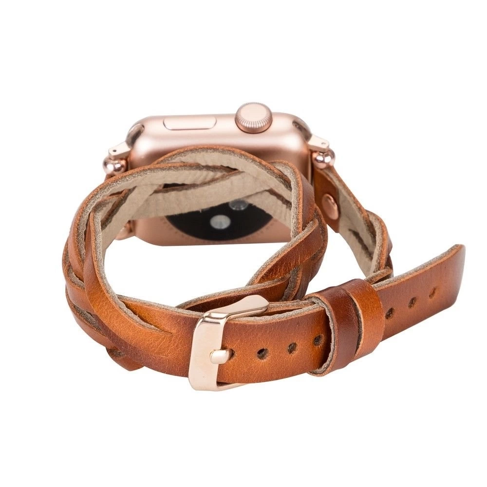 BUĞZ Apple Watch Uyumlu Deri Kordon 38-40-41mm DT RT RST2EF