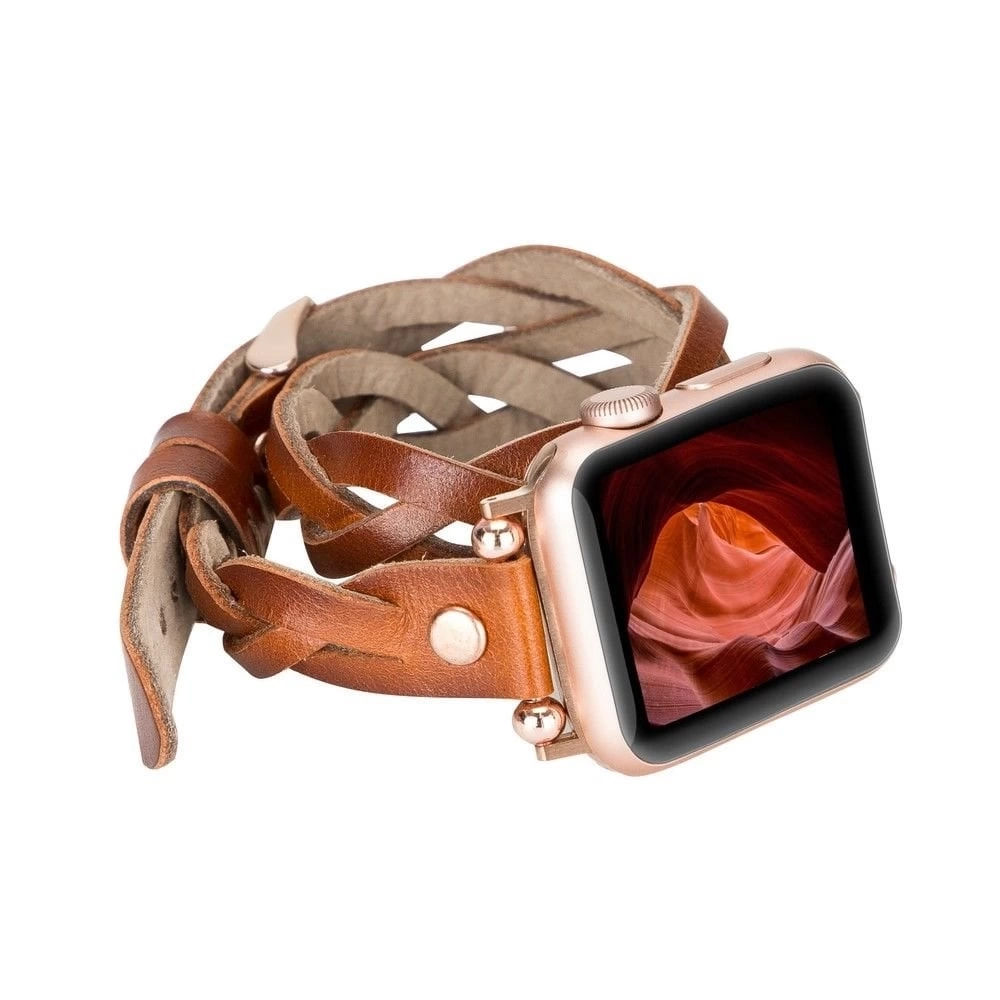 BUĞZ Apple Watch Uyumlu Deri Kordon 38-40-41mm DT RT RST2EF