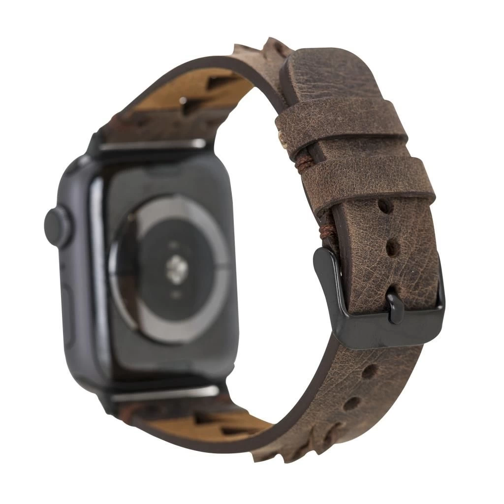 BUĞZ Apple Watch Uyumlu Deri Kordon 38-40-41mm G6 Boras